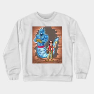 The Genie in the Lamp Crewneck Sweatshirt